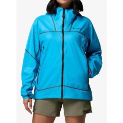 Kurtka przeciwdeszczowa damska Columbia Cassiar Pro ODX Shell. Niebieskie kurtki sportowe damskie Columbia, bez wzorów, bez ramiączek, bez kaptura, trekkingowe. Za 1,110.99 zł.