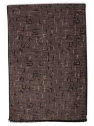 GRAAF Szalik męski Mężczyźni wiskoza beżowy|czarny wzorzysty, ONE SIZE. Brązowe szaliki męskie GRAAF, bez wzorów, z wiskozy. Za 179.95 zł.