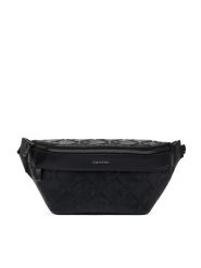 Calvin Klein Nerka Emblem Aop Deboss Waistbag LV04D3564G Czarny. Czarne saszetki i nerki męskie Calvin Klein, bez wzorów, ze skóry. Za 369.99 zł.