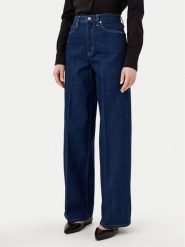 Calvin Klein Jeansy K20K208253 Niebieski Wide Leg. Niebieskie jeansy damskie Calvin Klein, bez wzorów, z bawełny. Za 309.99 zł.
