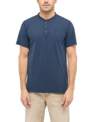 Męski T-Shirt Mustang Style Austin Dark Sapphire 1016283 4136. Niebieskie t-shirty męskie Mustang, m, bez wzorów, bez kołnierzyka, bez ramiączek. Za 69.99 zł.