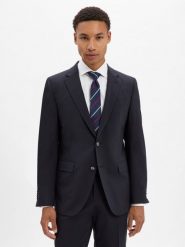 BOSS kurtka modułowa z wełny dziewiczej - Jasper Mężczyźni Regular Fit wełna ze strzyży niebieski, 50. Niebieskie kurtki męskie Boss, m, bez wzorów, z wełny, eleganckie, bez kaptura. Za 1,499.95 zł.
