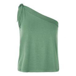 Damski tank top Protest Selma. Zielone topy damskie Protest, bez wzorów, bez kołnierzyka, bez ramiączek. Za 190.00 zł.