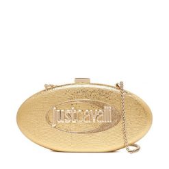 Torebka Just Cavalli. Żółte torebki do ręki damskie Just Cavalli, bez wzorów, bez dodatków. Za 479.99 zł.
