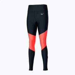 Legginsy do biegania damskie Mizuno Impulse Core Long. Czarne legginsy damskie Mizuno, bez wzorów, z elastanu. Za 129.99 zł.