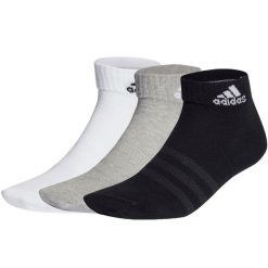 Skarpety adidas Thin and Light Ankle Socks 3P. Białe skarpetki damskie Adidas, bez wzorów. Za 50.00 zł.