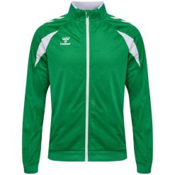 Kurtka z dresu Hummel Core 2.0. Białe kurtki męskie Hummel, bez wzorów, z dresówki, sportowe, bez kaptura. Za 223.50 zł.