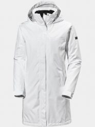 Płaszcz Przeciwdeszczowy Damski Helly Hansen Aden Ins. Białe płaszcze damskie Helly Hansen, m, bez wzorów, z materiału, eleganckie, bez kołnierzyka, bez kaptura. Za 559.20 zł.