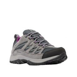 Buty trekkingowe Columbia Crestwood Waterproof Szare. Szare obuwie trekkingowe damskie Columbia, z gumy, bez zapięcia. Za 436.20 zł.
