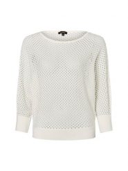 More & More Sweter z dzianiny Kobiety wiskoza biały, 36. Białe swetry nierozpinane damskie More & More, bez wzorów, z dzianiny, bez kołnierzyka, bez ramiączek. Za 229.95 zł.