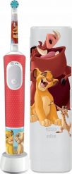 Szczoteczka Oral-B Vitality Pro 103 The Lion King Pomarańczowa + Etui. Brązowe szczoteczki elektryczne Oral-B. Za 157.80 zł.