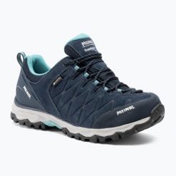Buty turystyczne damskie Meindl Mondello Lady GTX. Niebieskie obuwie trekkingowe damskie MEINDL, bez zapięcia. Za 929.99 zł.