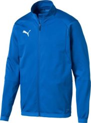 Puma Bluza męska Liga Training Jacket Electric niebieska r. S (655687 02). Niebieskie bluzy męskie Puma, m, bez wzorów, bez ramiączek, bez kaptura. Za 158.34 zł.