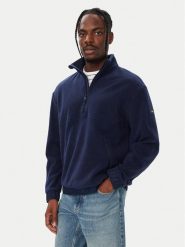 Tommy Hilfiger Polar MW0MW44679 Granatowy Regular Fit. Niebieskie bluzy sportowe męskie Tommy Hilfiger, m, bez wzorów, z polaru, bez kaptura. Za 849.99 zł.