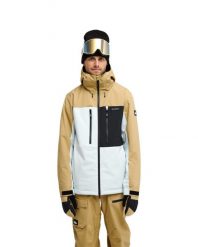 Kurtka śniegowa techniczna dla Mężczyzn SYCAMORE 20K Niebieski. Białe kurtki męskie Quiksilver, m, bez wzorów, z materiału, bez kaptura. Za 1,079.99 zł.