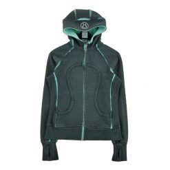 Second life - Bluza z kapturem damska Scuba Fullzip Lululemon - Stan dobry. Szare bluzy damskie LULULEMON, l, bez wzorów, z dresówki, eleganckie, bez ramiączek, z kapturem. Za 170.36 zł.