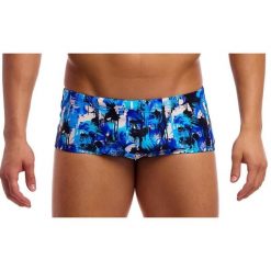 Kąpielówki Funky Trunks You Messer - trunki męskie. Niebieskie kąpielówki męskie Funky Trunks, m, bez wzorów. Za 159.00 zł.