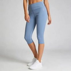 Damskie legginsy Softee Impulse. Niebieskie legginsy damskie Softee, bez wzorów, z elastanu. Za 135.00 zł.