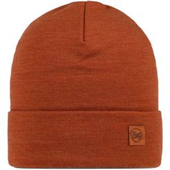 Czapka zimowa z wełny merino heavyweight. Niebieskie czapki damskie Buff, na zimę, bez wzorów, z wełny. Za 123.99 zł.
