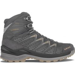 Buty trekkingowe męskie Lowa Innox Pro Gtx Mid. Szare trekkingi męskie Lowa, z materiału, za kostkę, bez zapięcia. Za 872.62 zł.