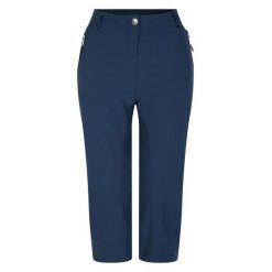 Damskie Spodnie Trekkingowe 3/4 Melodic II. Niebieskie spodnie dresowe damskie Dare 2B, bez wzorów, sportowe. Za 82.99 zł.
