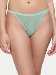 Triumph Stringi Signature Sheer 10216494 Zielony. Zielone majtki damskie Triumph, z syntetyku. Za 69.99 zł.