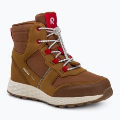 Buty Reima Ehtii. Brązowe buty zimowe męskie Reima, bez wzorów, bez obcasa, bez zapięcia. Za 329.99 zł.
