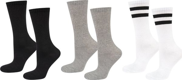 Soxo Zestaw 3x Kolorowe Męskie Skarpetki SOXO GOOD STUFF zabawne Sport 4045. Skarpety męskie Soxo, bez wzorów. Za 29.99 zł.
