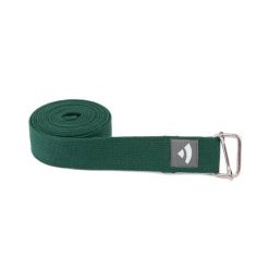 Pasek do jogi Bodhi Asana belt 2,5m - butelkowa zieleń. Zielone paski damskie BODHI, sportowe. Za 39.99 zł.