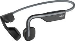 Słuchawki Shokz OpenMove Grey. Szare słuchawki bezprzewodowe SHOKZ. Za 397.45 zł.
