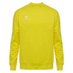 Bluza hmlGO 2.0 SWEATSHIRT. Żółte bluzy męskie Hummel, s, bez wzorów, sportowe, bez ramiączek, bez kaptura. Za 191.00 zł.