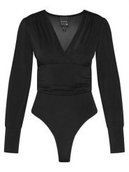 ACCESS FASHION Body 54-2018-324 Czarny Slim Fit. Czarne body ACCESS FASHION, bez wzorów, z syntetyku. Za 319.99 zł.