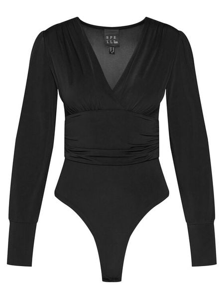 ACCESS FASHION Body 54-2018-324 Czarny Slim Fit. Czarne body ACCESS FASHION, bez wzorów, z syntetyku. Za 319.99 zł.