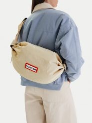 Hunter Torba sportowa CWBEO-HTR-F-001-09 Beżowy. Brązowe torby sportowe męskie Hunter, bez wzorów, z materiału. Za 99.99 zł.