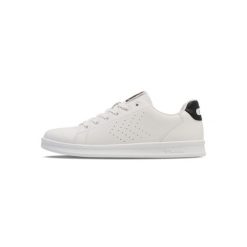 Sneakersy Hummel Court Line. Białe obuwie sportowe damskie Hummel, bez wzorów, bez zapięcia. Za 184.50 zł.