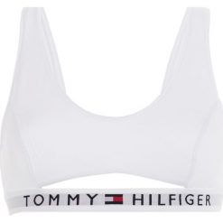Tommy Hilfiger Biustonosz Biały. Białe biustonosze Tommy Hilfiger, bez wzorów, z bawełny. Za 154.95 zł.