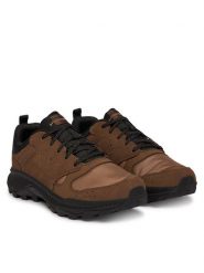Merrell Trekkingi Tempo Sol J524801 Brązowy. Brązowe buty zimowe męskie Merrell, bez wzorów, ze skóry, bez obcasa, bez zapięcia. Za 379.99 zł.