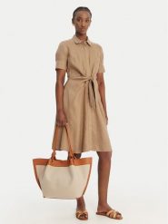 Coccinelle Torebka UO6 Coccinellefinn E1 U06 11 01 01 Beżowy. Brązowe shopperki damskie Coccinelle, bez wzorów, z materiału, bez dodatków. Za 1,549.00 zł.