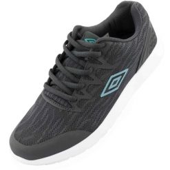 Damskie buty sportowe Umbro Thyone 2 szare. Szare obuwie sportowe damskie Umbro, bez wzorów, bez zapięcia, na fitness i siłownię. Za 178.99 zł.