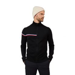 Kurtka z pełnym zapięciem na zamek Rossignol Odysseus. Czarne kurtki męskie Rossignol, bez wzorów, bez kaptura. Za 1,246.00 zł.