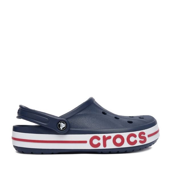 Klapki Crocs. Niebieskie klapki męskie Crocs, bez wzorów, bez zapięcia. Za 229.99 zł.