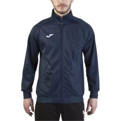 Męska Dresowa Kurtka Piłkarska Combi. Niebieskie kurtki męskie Joma, l, bez wzorów, z dresówki, bez kaptura. Za 160.99 zł.