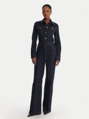 Liu Jo Kombinezon UF5167 D4925 Niebieski Regular Fit. Niebieskie sukienki damskie Liu Jo, bez wzorów, z bawełny, bez kołnierzyka, bez ramiączek. Za 1,219.00 zł.