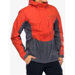 Kurtka przeciwdeszczowa męska Columbia Pouring Adventure III Jacket. Czerwone kurtki męskie Columbia, m, bez wzorów, sportowe, bez kaptura. Za 413.99 zł.