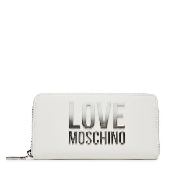 Portfel LOVE MOSCHINO. Białe portfele damskie Love Moschino. Za 289.99 zł.