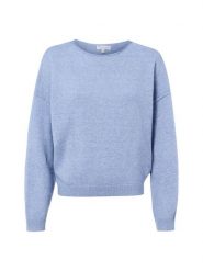 Marie Lund Sweter Kobiety niebieski, L. Niebieskie swetry nierozpinane damskie Marie Lund, l, bez wzorów, z wełny, bez kołnierzyka, bez ramiączek. Za 249.95 zł.
