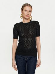 Guess Sweter Belle W4GR15 Z36O0 Czarny Regular Fit. Czarne swetry nierozpinane damskie Guess, xs, z aplikacjami, z wiskozy, bez kołnierzyka, bez ramiączek. Za 169.99 zł.