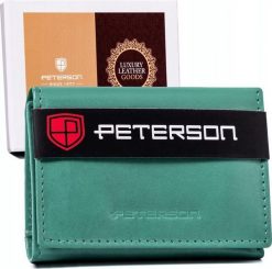 Peterson Mały, skórzany portfel damski na zatrzask Peterson NoSize. Portfele damskie Peterson. Za 56.96 zł.