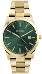 Zegarek męski Sekonda 1996 złoty. Żółte zegarki męskie Sekonda, bez wzorów, złote. Za 573.39 zł.