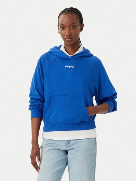 Tommy Jeans Bluza Script DW0DW22825 Niebieski Regular Fit. Niebieskie bluzy damskie Tommy Jeans, l, bez wzorów, z bawełny, bez ramiączek, bez kaptura. Za 409.99 zł.